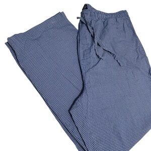 Men's Nautica Sleep Pajama Pants, Blue Check, XXL